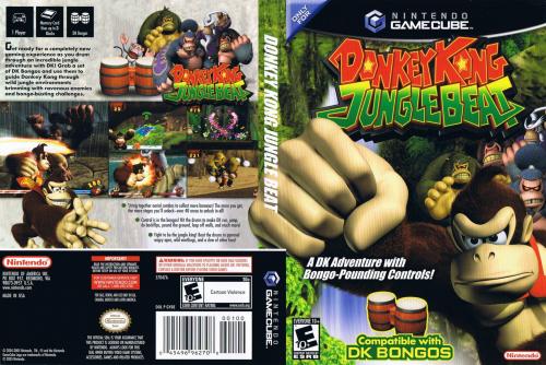 Donkey Kong Jungle Beat (Europe) (En,Fr,De,Es,It) Cover - Click for full size image